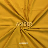 Plain Georgette - Amber #15